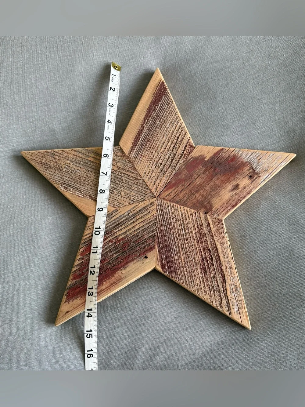 Wooden Rustic Star Decor
